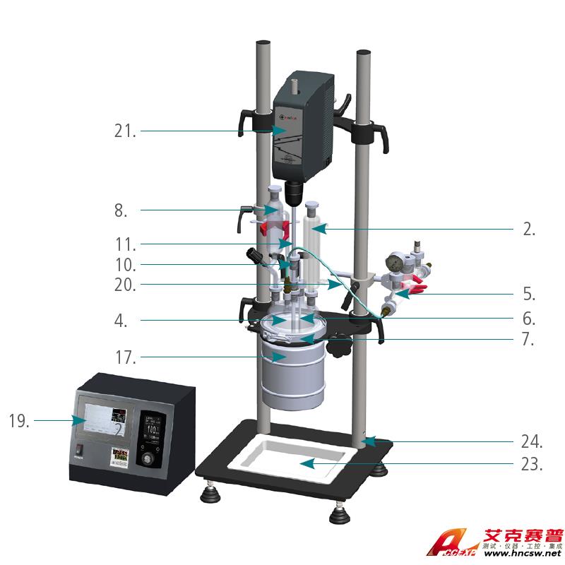 JULABO優(yōu)萊博 3000ml壓力反應釜，JRS-6437-244