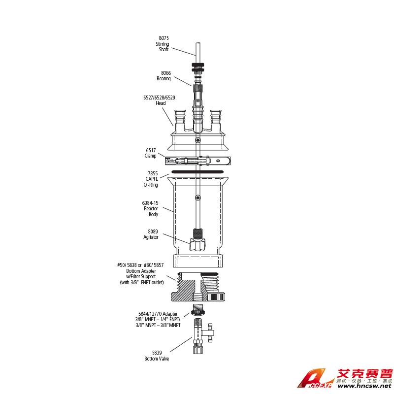 JULABO優(yōu)萊博 2000ml 單層過濾釜，CRS6384-129