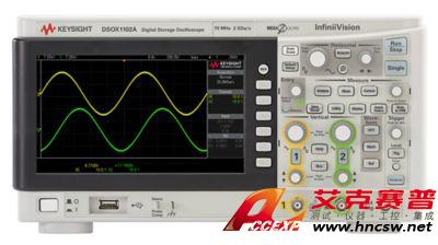keysight是德 DSOX1102A 示波器：70/100 MHz，2 個模擬通道