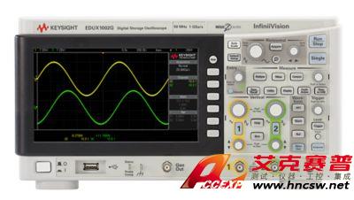 keysight是德 EDUX1002G 示波器：50 MHz，2 個模擬通道