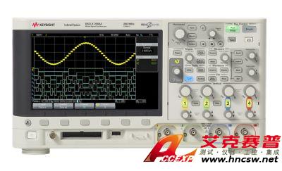 keysight是德 DSOX2004A 示波器：70 MHz，4 個模擬通道
