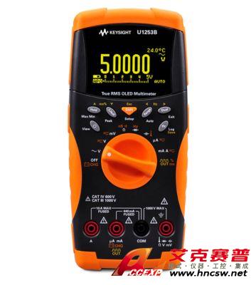 keysight是德 U1253B 手持式數(shù)字萬用表，4位半，OLED 顯示屏